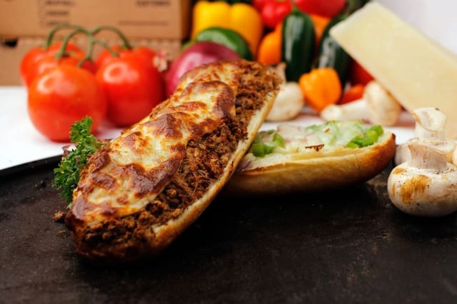 Philly Cheese Steak Sandwich.